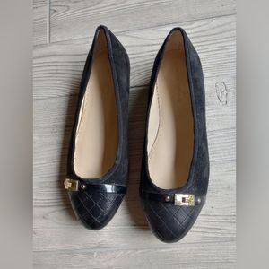 Marc Fisher Womens Leather Black Loafers Dressy Size 9
